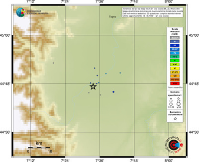 Mappa MCS - località