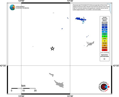 Mappa MCS - territori località