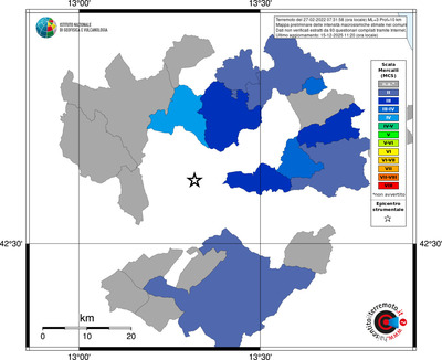 Mappa MCS - territori comuni