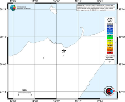 Mappa EMS - territori località