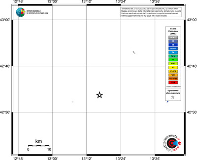 Mappa EMS - territori località