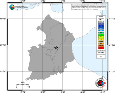Mappa MCS - territori comuni