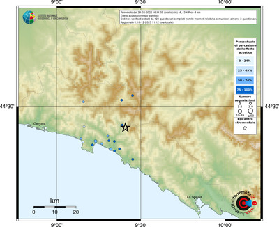 Mappa comuni con almeno 3 questionari