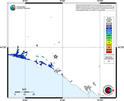 Mappa EMS - territori località