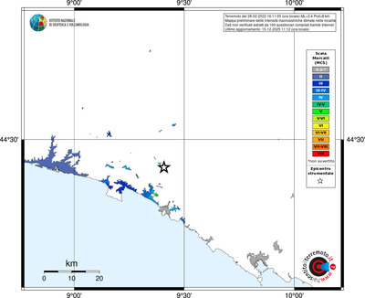 Mappa MCS - territori località