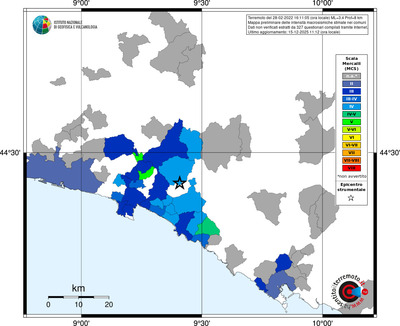Mappa MCS - territori comuni