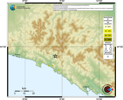 Mappa comuni con almeno 3 questionari