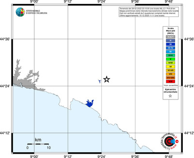 Mappa MCS - territori località