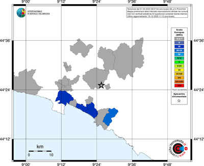 Mappa EMS - territori comuni