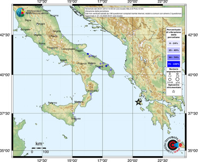 Mappa comuni con almeno 3 questionari