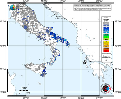 Mappa MCS - territori comuni