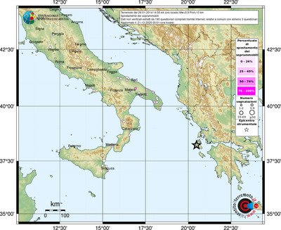 Mappa comuni con almeno 3 questionari