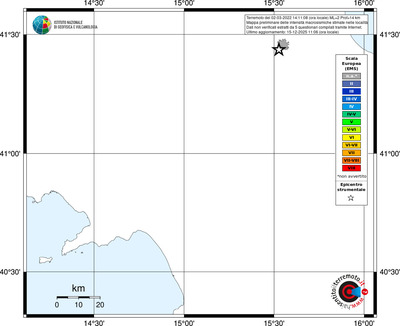 Mappa EMS - territori località