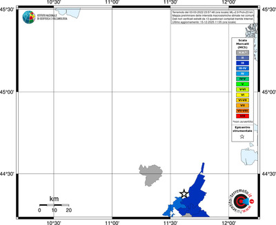 Mappa MCS - territori comuni