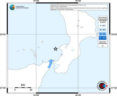 Mappa territorio comunale con almeno 3 questionari