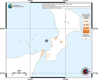 Mappa territorio comunale con almeno 3 questionari