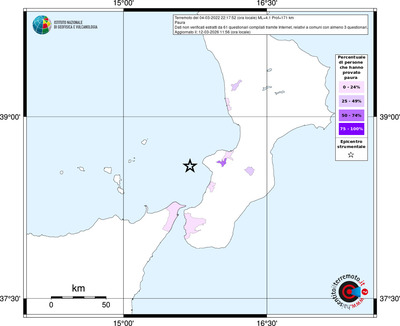 Mappa territorio comunale con almeno 3 questionari