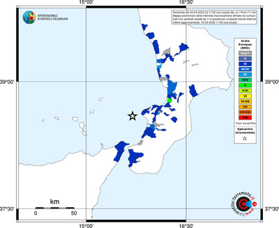 Mappa EMS - territori comuni