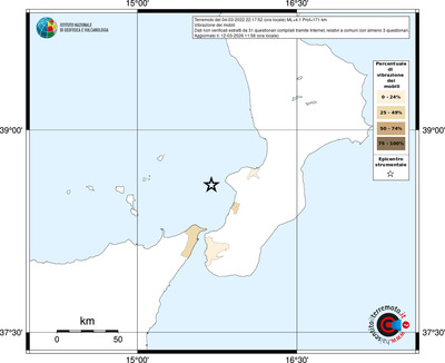 Mappa territorio comunale con almeno 3 questionari
