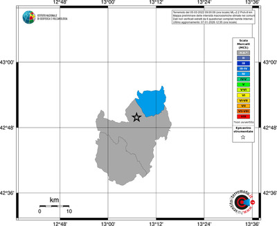 Mappa MCS - territori comuni