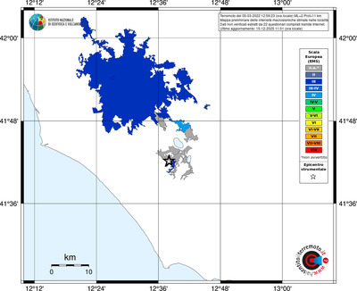 Mappa EMS - territori località