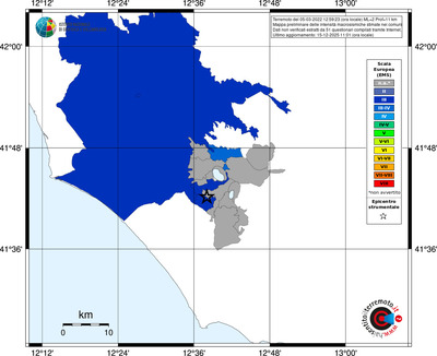 Mappa EMS - territori comuni