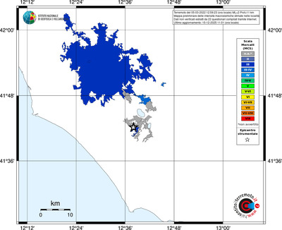 Mappa MCS - territori località