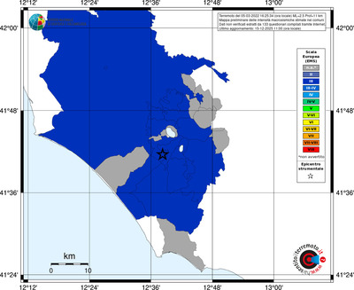 Mappa EMS - territori comuni