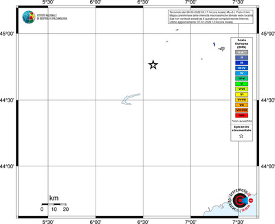 Mappa EMS - territori località