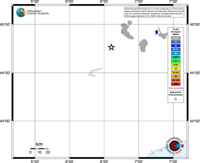 Mappa EMS - territori comuni