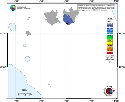 Mappa MCS - territori comuni