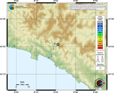 Mappa EMS - località