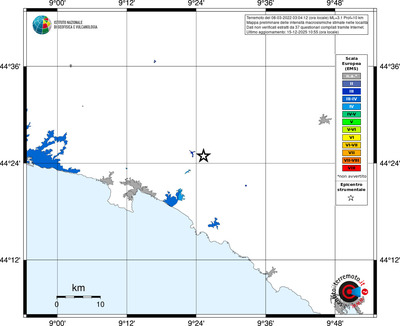 Mappa EMS - territori località