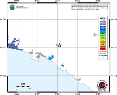 Mappa MCS - territori località