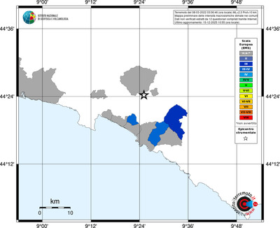 Mappa EMS - territori comuni