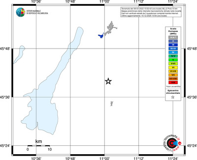 Mappa EMS - territori località