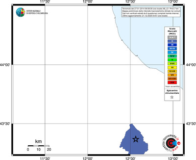 Mappa MCS - territori comuni