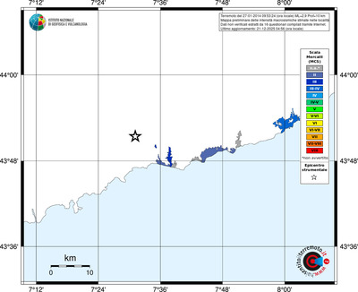 Mappa MCS - territori località