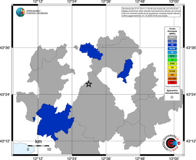 Mappa EMS - territori comuni