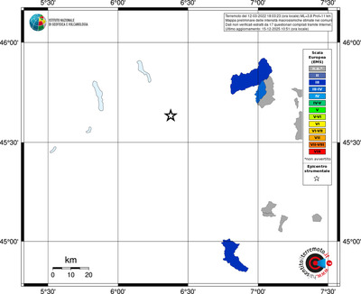 Mappa EMS - territori comuni