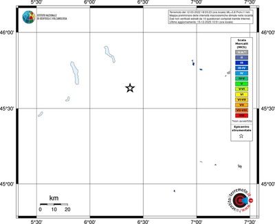 Mappa MCS - territori località