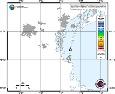 Mappa EMS - territori località