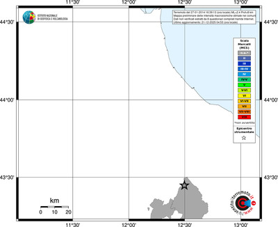 Mappa MCS - territori comuni