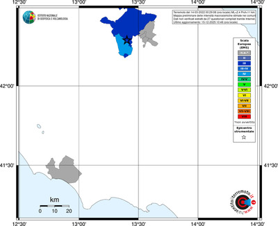 Mappa EMS - territori comuni