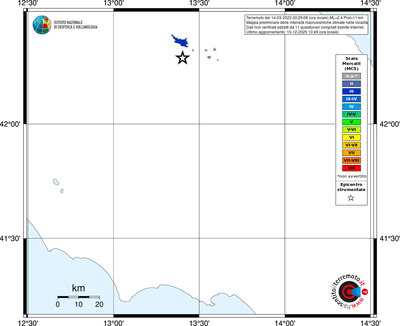 Mappa MCS - territori località