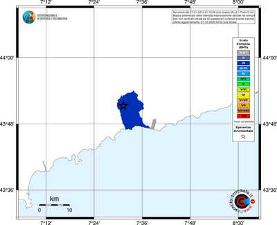 Mappa EMS - territori comuni