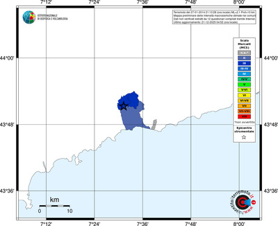 Mappa MCS - territori comuni