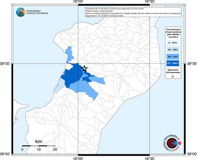 Mappa territorio comunale con almeno 3 questionari