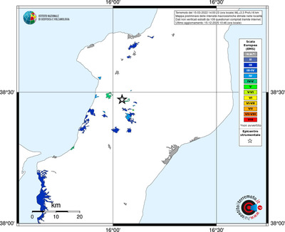 Mappa EMS - territori località