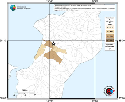 Mappa territorio comunale con almeno 3 questionari